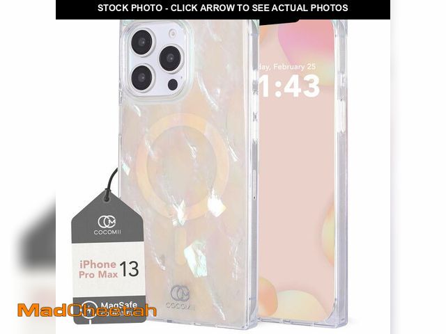 Lot 74-12452054 - Cocomii - Rectangle Case Compatible with iPhone 13 Pro Max - Compatible with MagSafe, Real Mother of...