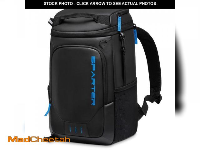 Lot 74-12121238 - SPARTER Backpack Cooler Insulated Leak Proof 30 Cans, 2 Insulated Compartments Thermal Bag, Portable...