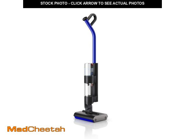 Lot 74-14193079 - *DIRTY* Dyson Wash G1 Wet Cordless Hard Floor Cleaner in Matte Black/Ultra Blue with Microfiber Moto...
