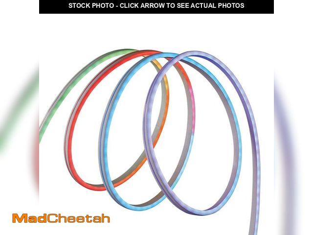 Lot 74-12692251 - EcoSmart 9 ft. RGBWIC Dynamic Color Changing Dimmable Plug-In LED Neon Flex Strip Light with Memory ...