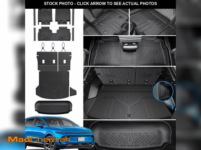 Lot 74-13819211 - JOULARISE Floor Mats &amp; Cargo Mat with Backrest Mat for 2024-2026 Chevy Equinox EV, Door Sill Gua...