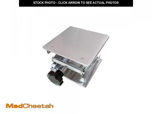 Lot 74-12047314 - 8" x8",Stainless Steel Lab Jack Scissor Stand Platform,Lab Lift Stand Table, Scientific Scissor Lift...