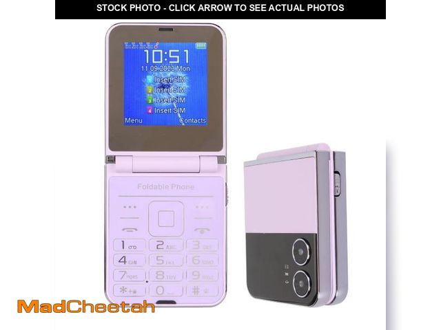 Lot 74-12431819 - 2G Flip Phone for Seniors, 2.6 inch Screen Dual SIM Unlocked Flip Cell Phone, Big Mobile Phone with ...