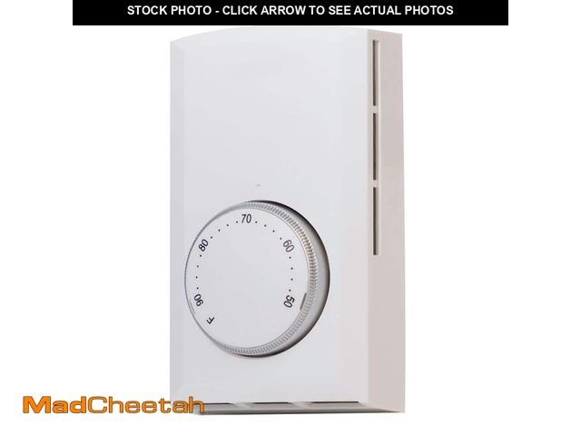 Lot 74-13785574 - Cadet Single-pole 22 Amp Line Voltage 120/240/208-volt Mechanical Wall-mount Non-programmable Thermo...