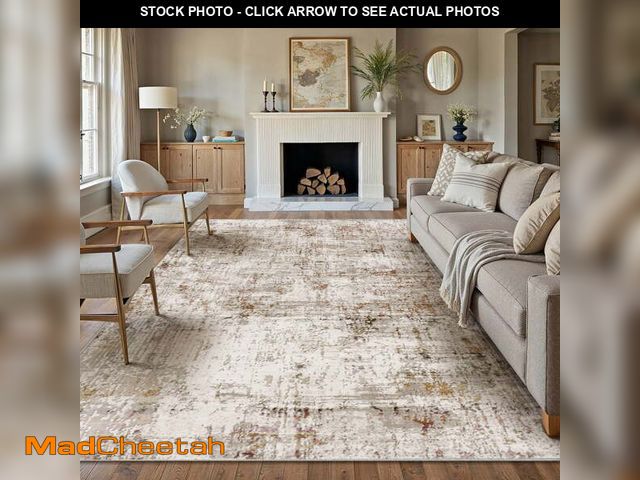 Lot 74-12782262 - BERTHMEER 8'x10' Large Area Rugs Modern Abstract Rugs for Living Room Bedroom Dining Room Farmhouse ...