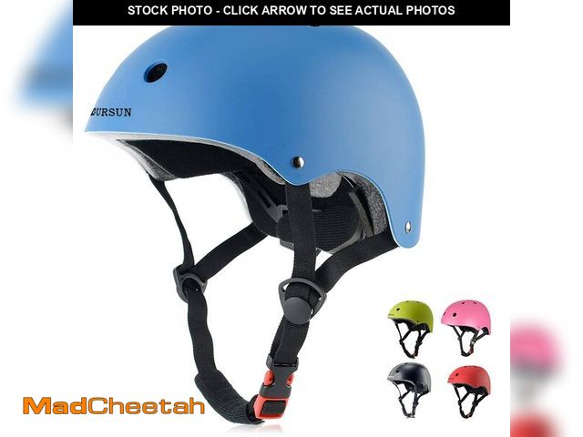 Lot 74-14295414 - BURSUN Kids Bike Helmet Ventilation &amp; Adjustable Toddler Helmet for Ages 2-3-5-8 Kids Boys Girls...