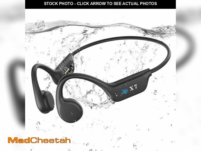 Lot 74-14384829 - SAMVEK Swimming Headphones Underwater, IP68 Waterproof Bone Conduction Headphones for Swimming, Open...