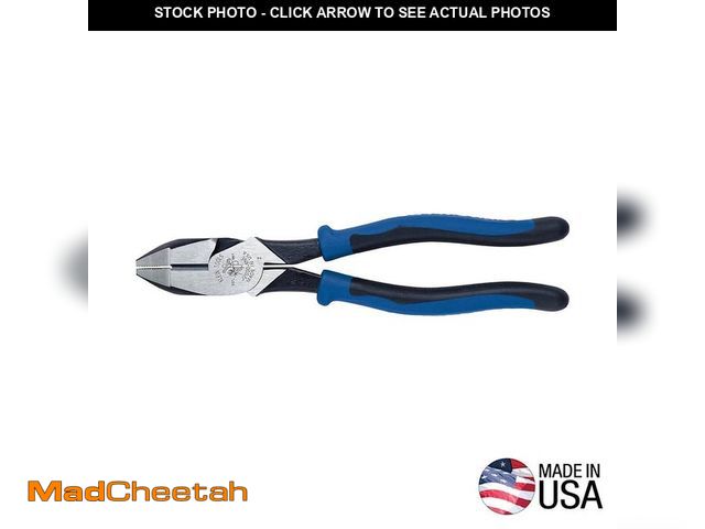 Lot 74-13054269 - *RUSTY* Klein Tools 9 in. Journeyman High Leverage Side Cutting Pliers for Heavy Duty Cutting *RUSTY...