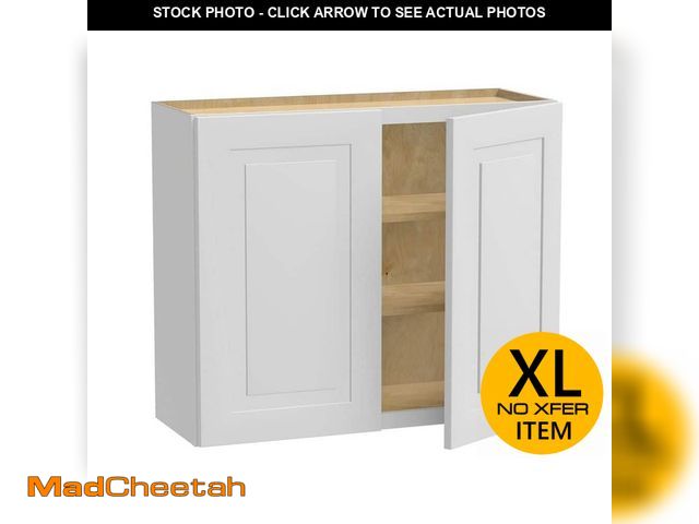 Lot 74-12641023 - Home Decorators Collection Grayson 36 in. W x 12 in. D x 30 in. H Assembled Plywood Wall Kitchen Cab...