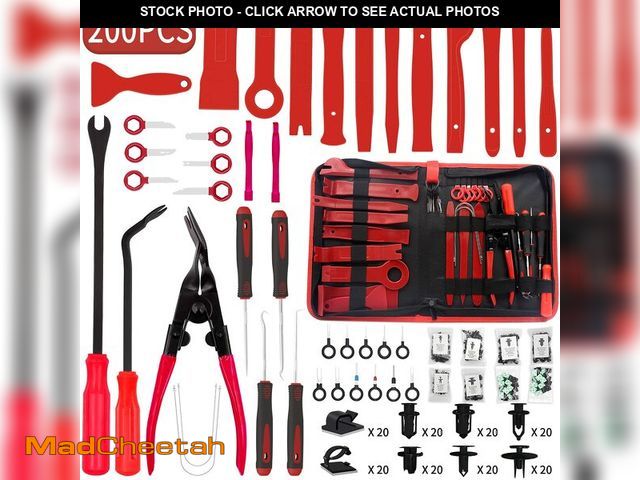 Lot 74-14215126 - Wetado Trim Removal Tool, 200PCS Trim Tool Auto Removal Kit, Plastic Panel Fastener Removal Tool, Tr...