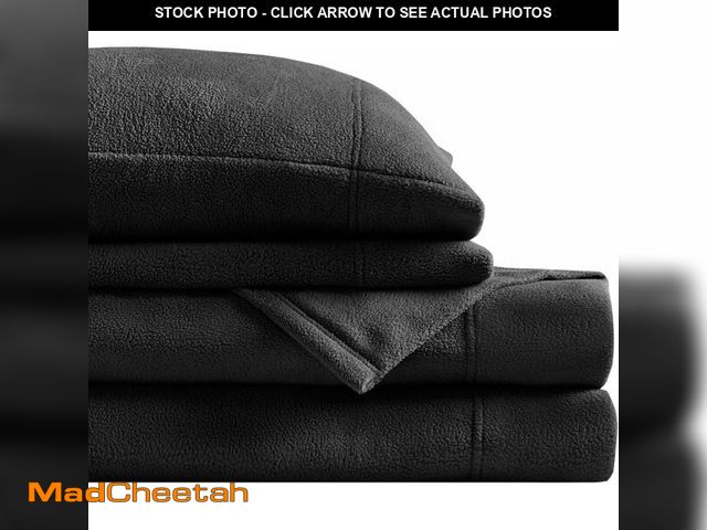 Lot 74-13216868 - True North by Sleep Philosophy Micro Fleece Bed Sheet Set, Warm, Sheets with 14" Deep Pocket, for Co...