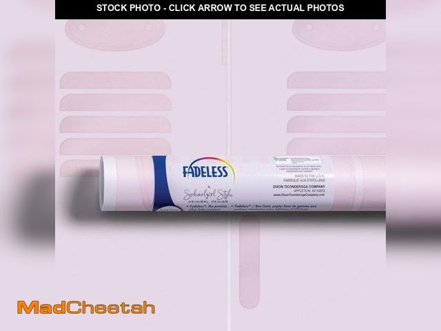 Lot 74-12396630 - Fadeless Schoolgirl Style Bulletin Board Paper, Late for Class, 47.25" x 25', 1 Roll - UNUSED