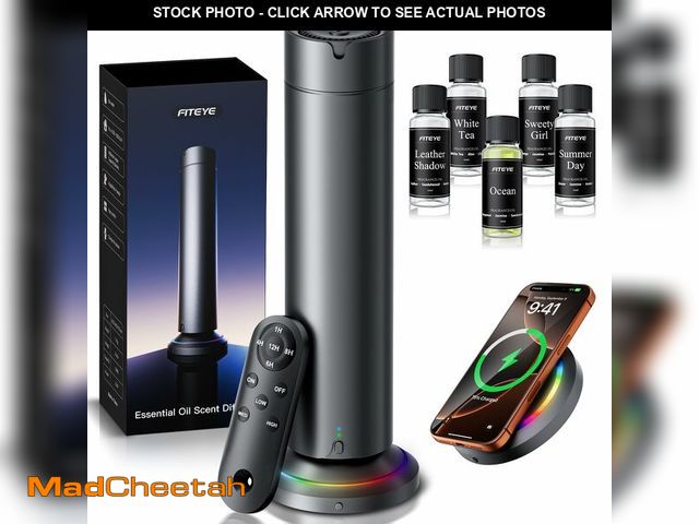 Lot 74-12718742 - Waterless Scent Diffuser Kit Include 5x20ml Essential Oils, Essential Oil Diffuser for Home, Hotel &...