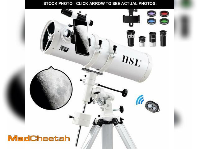 Lot 74-13709796 - HSL 150EQ Astronomical Reflector Telescope for Adults high Powered,150mm Aperture Professional Teles...