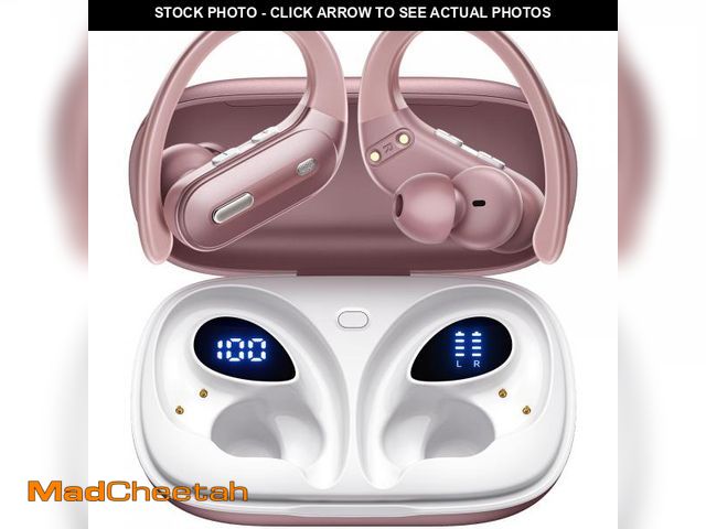 Lot 74-12444386 - Wireless Earbuds Bluetooth 5.3 Headphones 90 Hrs Playtime Earbuds with Wireless Charging Case Power ...