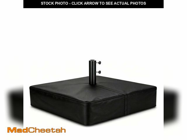 Lot 74-14430357 - Patio Umbrella Base Cover - 600D Outdoor Square Umbrellas Stand Base Covers - USED