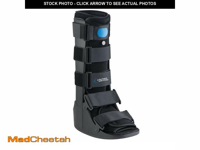 Lot 74-12706886 - United Ortho Air Cam Walker Fracture Boot, Medium, Black - USED