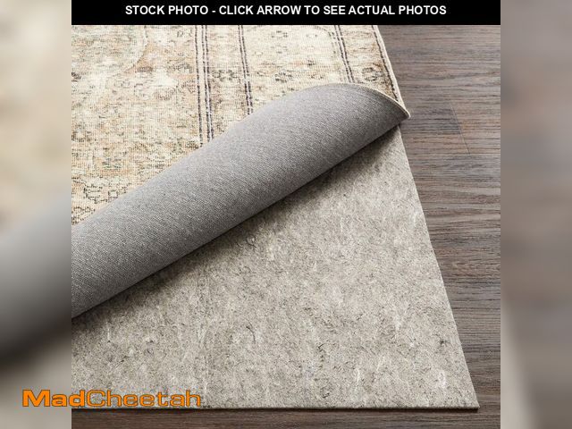 Lot 74-12762802 - Loloi Loloi-Grip Rug Pad, FPAD2 Grey, 5'-0" x 8'-0", .13" Thick, Gray, 1/8 inch, Reversible, Soft, C...