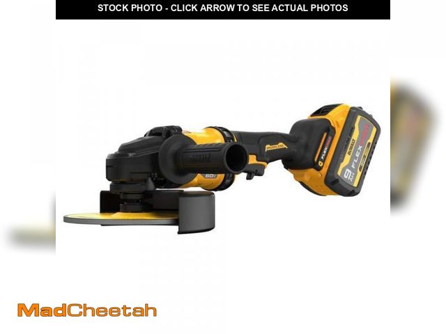 Lot 74-12168180 - DEWALT FLEXVOLT 60V MAX Lithium-Ion Cordless Brushless 7 in. Angle Grinder - USED