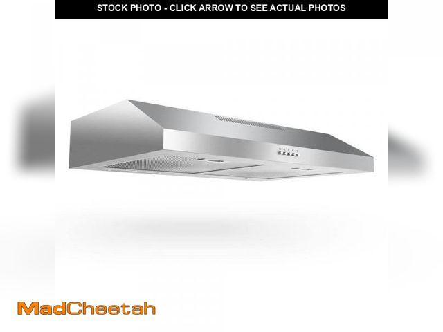 Lot 74-11826822 - Velivi 30 in. 600 CFM Convertible Ductless Under Cabinet Range Hood With 3 Speed Exhaust Fan and 2 L...