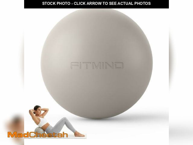 Lot 74-14267103 - FITMIND Pilates Ball 8 inch, Small Yoga Ball Extra Thick, Mini Pilates Ball with Pump, Non-Slip Surf...
