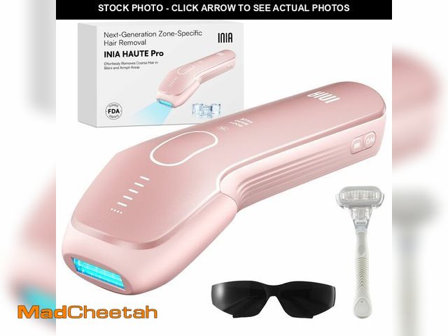 Lot 74-13570516 - INIA Laser Hair Removal with Ice-Cooling Care for Women and Men, HAUTE Pro Painless at-Home IPL Hair...