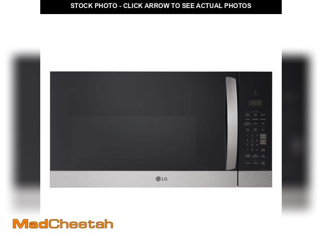 Lot 74-14447535 - LG 1.7 cu. ft. 30 in. Width Over-the-Range Microwave with EasyClean in Stainless Steel MVEM1721F - U...