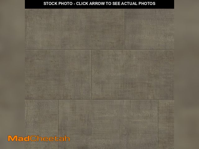Lot 74-14392471 - (SOME DAMAGE) Unico Tobacco Matte 12 in. x 24 in. Concrete Look Porcelain Floor and Wall Tile (13.56...