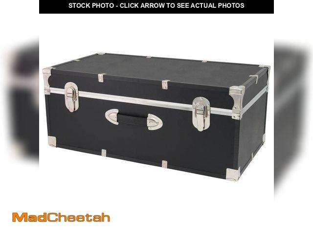 Lot 74-13770033 - Seward Trunks Seward Basic 32 in. x 13.25 in. x 17.75 in. Trunk, Black - UNUSED