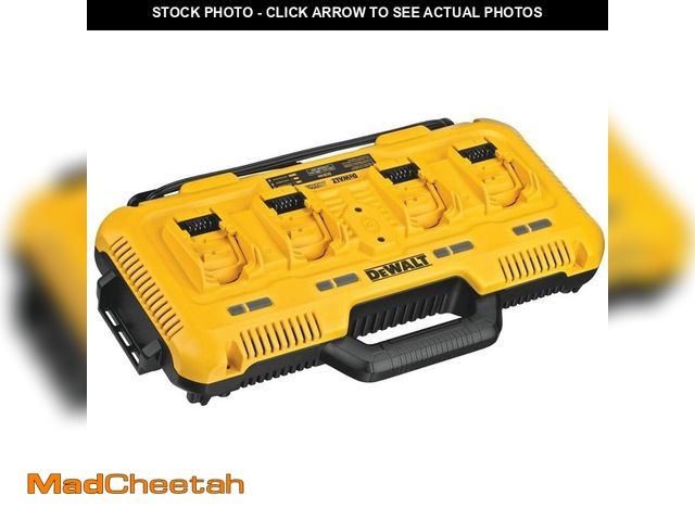 Lot 74-13021893 - DEWALT 12V/20V/60V MAX 4-Port Lithium-Ion Battery Charger - UNUSED
