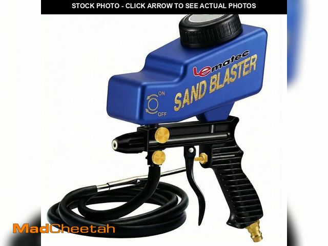 Lot 74-13951660 - LE LEMATEC Sand Blaster Gun Kit Ã¢â¬â Portable Sandblaster for Air Compressor Ã¢â¬â Rust Remov...