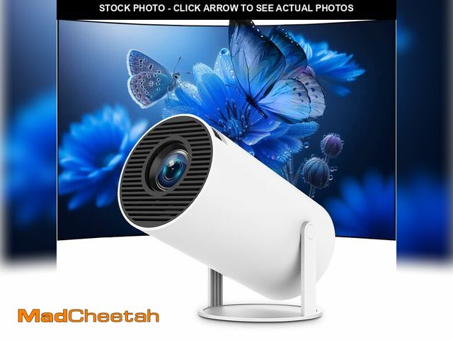 Lot 74-12703607 - Mini Portable Projector 4K WiFi 6 BT 5.2 Upgraded Portable Projector Full HD Supported for Phone /PC...