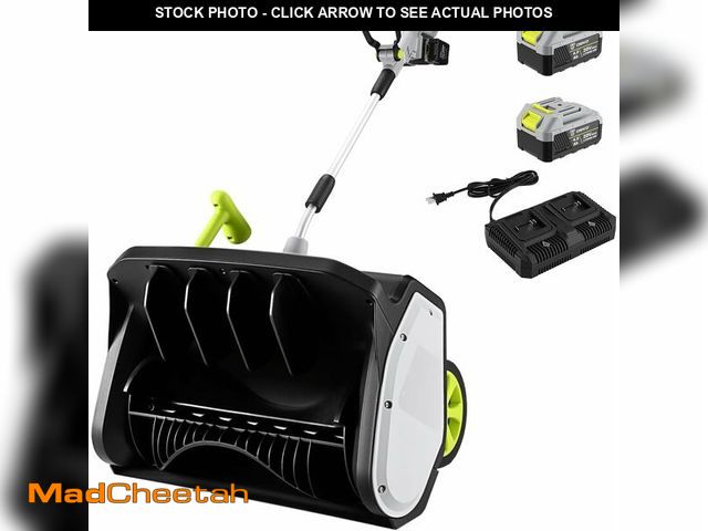 Lot 74-13697906 - Cordless Snow Shovel: DEKOPRO 40V|17-Inch Cordless Snow Blower, Electric Snow Shove with Adjustable ...