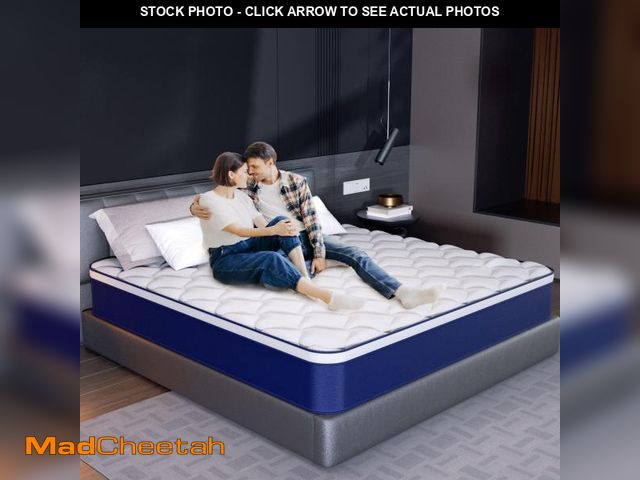Lot 74-12406969 - Kesyup 12 Inch Hybrid Queen Mattress in a Box - Gel Memory Foam &amp; Pocket Springs for Back Pain R...