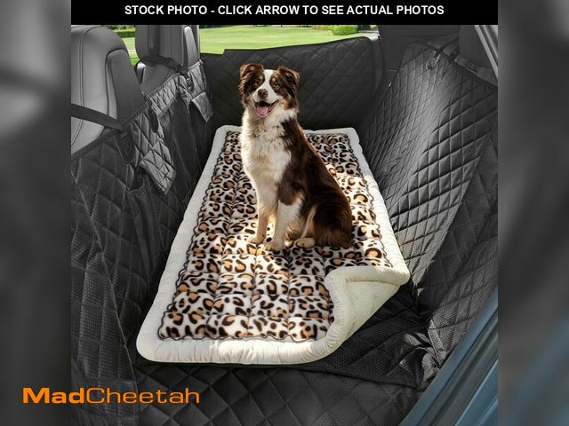 Lot 74-14378237 - Backseat Dog Bed Mat for Car, Dog Car Seat Cover for Back Seat - UNUSED