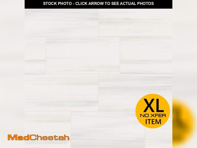 Lot 74-14328063 - (PAL;ET OF MSI Bianco Dolomite Polished White Minimalist Marble Look Porcelain Tile 12 x 240 in., Fl...