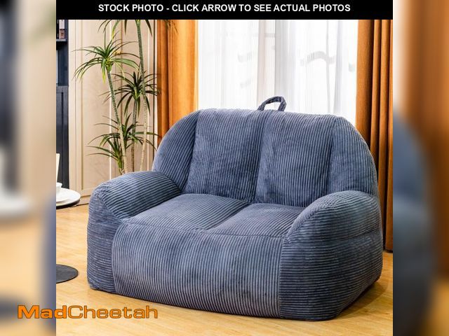 Lot 74-12519389 - Stmoze Giant Bean Bag Chair, Faux Fur Bean Bag Chairs for Adults, Fluffy and Comfy Bean Bag with Fil...