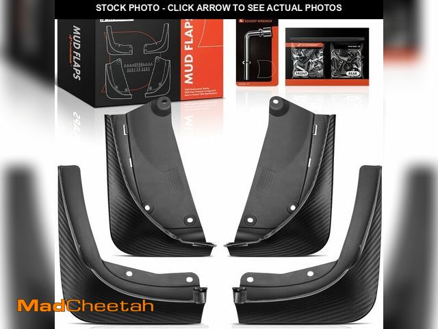 Lot 74-12668269 - *DIRTY/MISSING BOLT* A-Premium Mud Flaps Splash Guards Mudflaps Compatible with Tesla Model Y 2020-2...