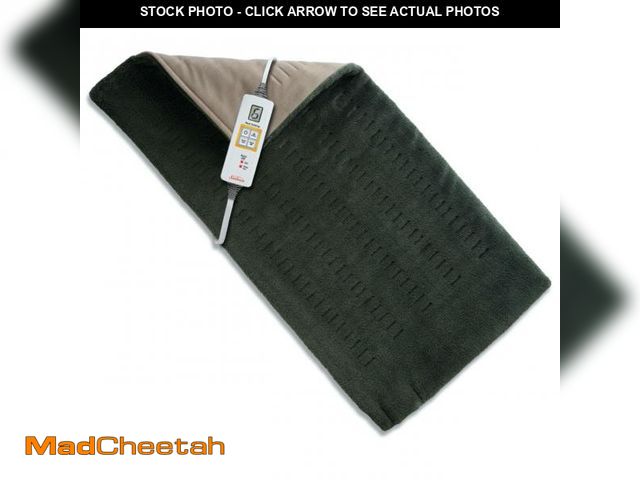 Lot 74-12052425 - Sunbeam XL Heating Pad for Back Neck and Shoulder Pain Relief Auto Shut Off 6 Heat Settings Extra La...