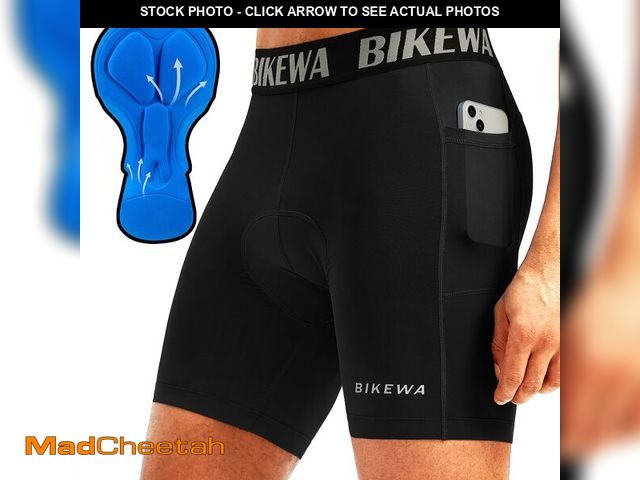 Lot 74-12456432 - Men's 4D Padded Bike Shorts Cycling Underwear Biking Bicycle Road Riding Cycle Biker Padding Shorts ...