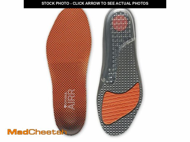 Lot 74-14213652 - Sof Sole mens Airr Performance Full-length Insole, Orange, Men s 7-8.5 US - USED