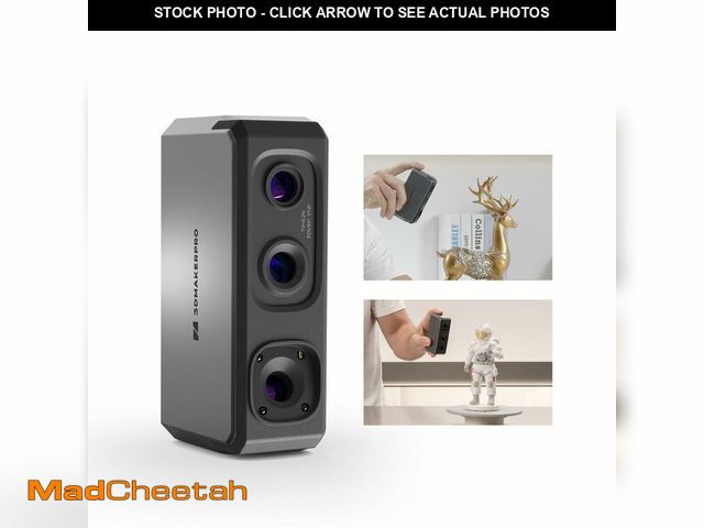 Lot 74-12599693 - 3DMakerpro Seal Lite Handheld 3D Scanner for 3D Printer, 0.02mm High Detailed Precision, 10FPS Scann...