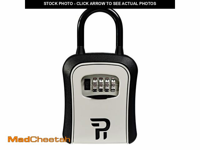 Lot 74-12438088 - Key Lock Box with Code for Outside - Realtor Lockbox for Keys Outdoor - Combination Lock Box to Hide...