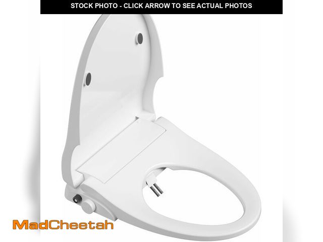 Lot 74-13583645 - ZNYOPA Bidet Toilet Seat Non-Electric, with Feminine Wash &amp; Self-Cleaning Nozzle, Fits Elongated...