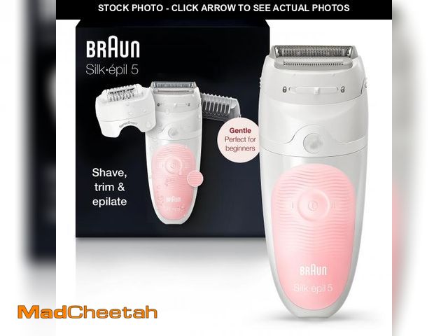 Lot 74-12213956 - Braun Epilator Silk-ÃÂ©pil 5 5-620, Hair Removal Device, Epilator for Women, Shaver &amp; Trimmer, ...