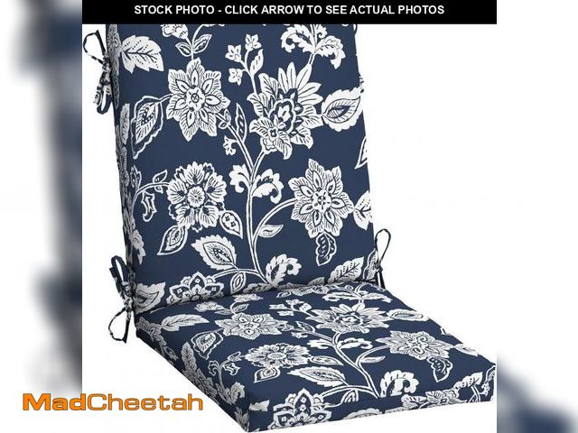 Lot 74-12098010 - Arden Outdoor Dining Chair Cushion, 20 in x 20 in, Weather-Proof, Rain-Proof, Fade Resistant Patio C...