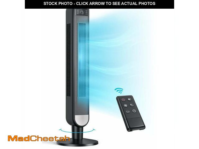 Lot 74-12677985 - Dreo Tower Fan for Home, 42" Standing Fan with Remote, 90Â° Oscillating Fan for Indoors, 34dB Quiet ...
