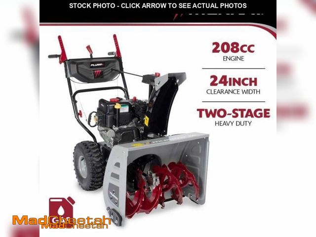 Lot 74-11342281 - Murray Flurry XL 24 in. 208 CC Self Propelled 2-Stage Gas Snow Blower with Electric Start MYS2420801...