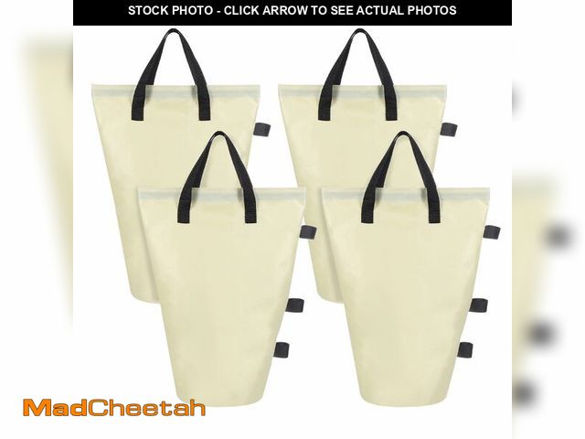 Lot 74-14212288 - PATIKIL Canopy Weight Sand Bags, 4 Pack 112 Lbs Total Extra Large Weights Bags Waterproof Tent Leg W...