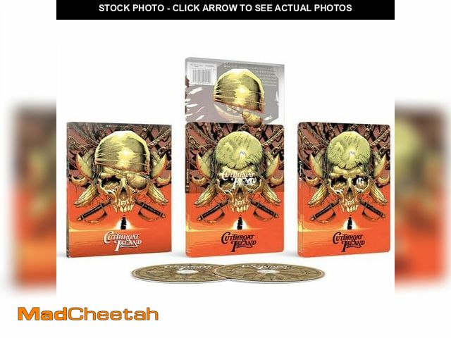 Lot 74-13623660 - Cutthroat Island (Steelbook) (4K Ultra HD + Blu-Ray + Digital Copy) - UNUSED